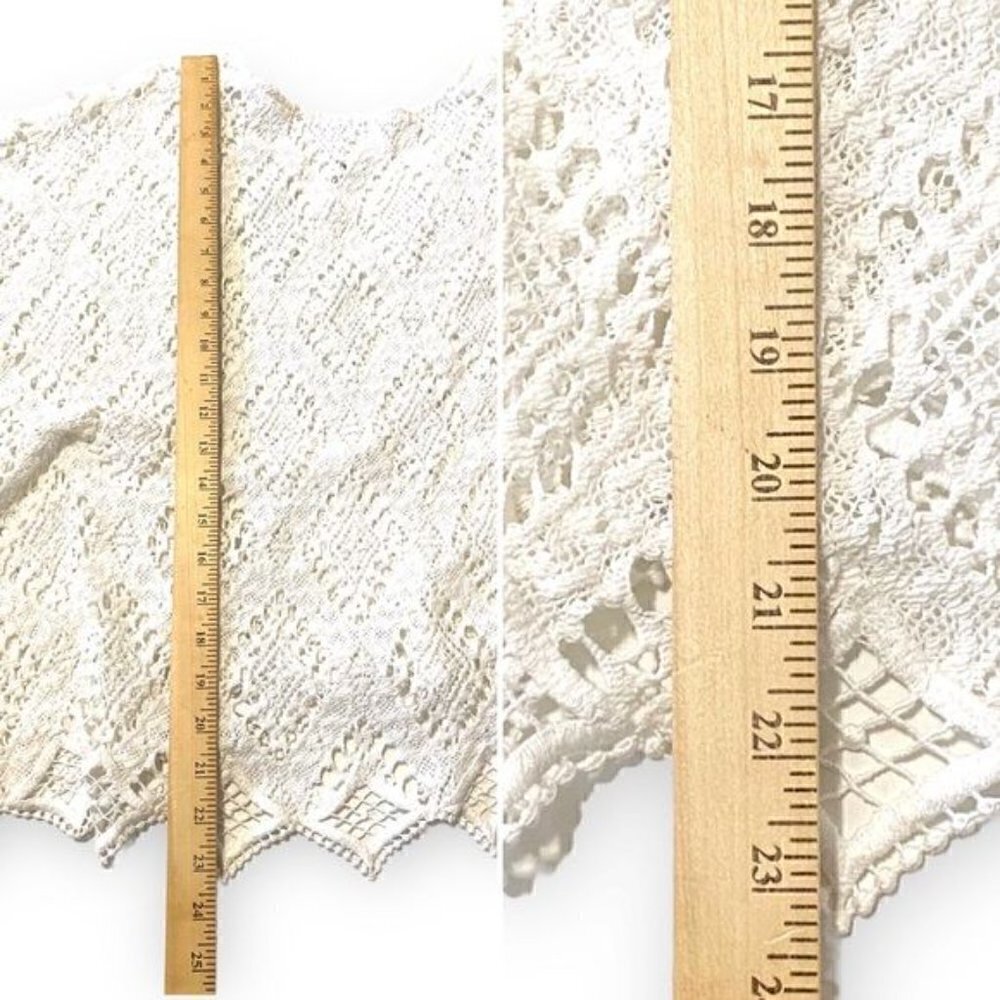 Temptation Positano White Crochet Corona Kaftan top, New without tag, Size xS - Picture 11 of 12